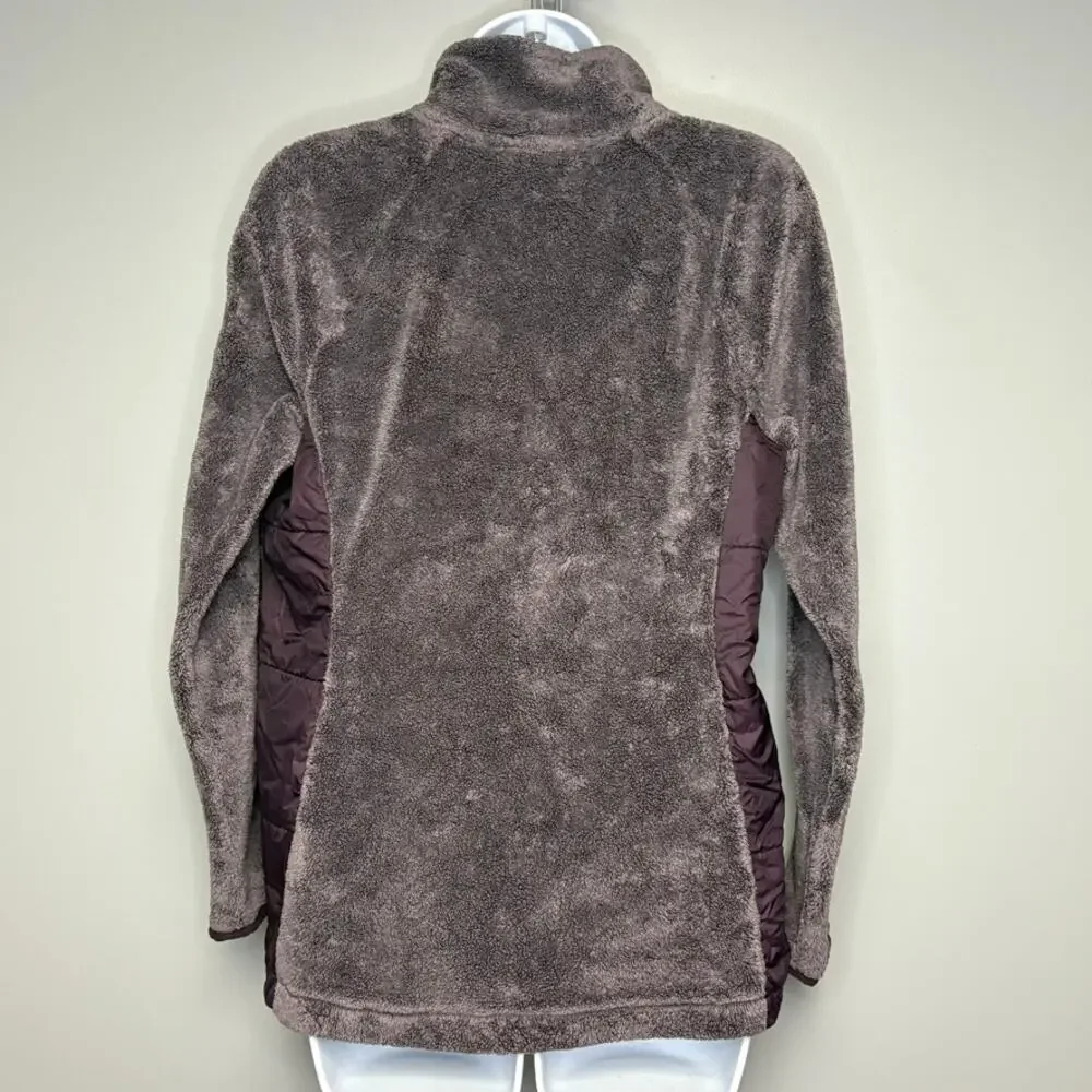 The North Face Osito Plum 1/4 Zip Outdoor Gorpcore Fleece Jacket Womens Sz M‎